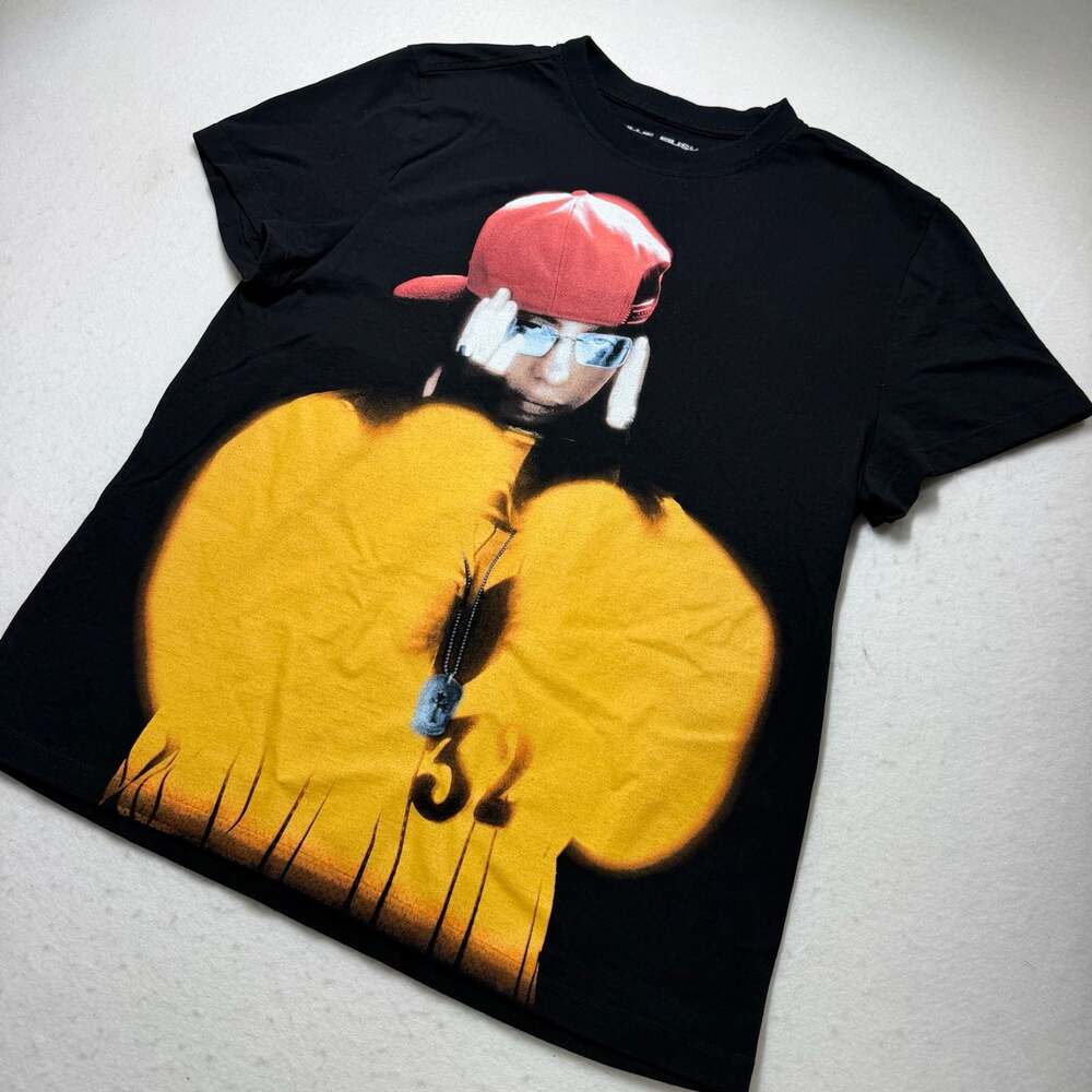 Billie Eilish Hit Me Hard And Soft Tour Portrait T-Shirt Black Size Medium